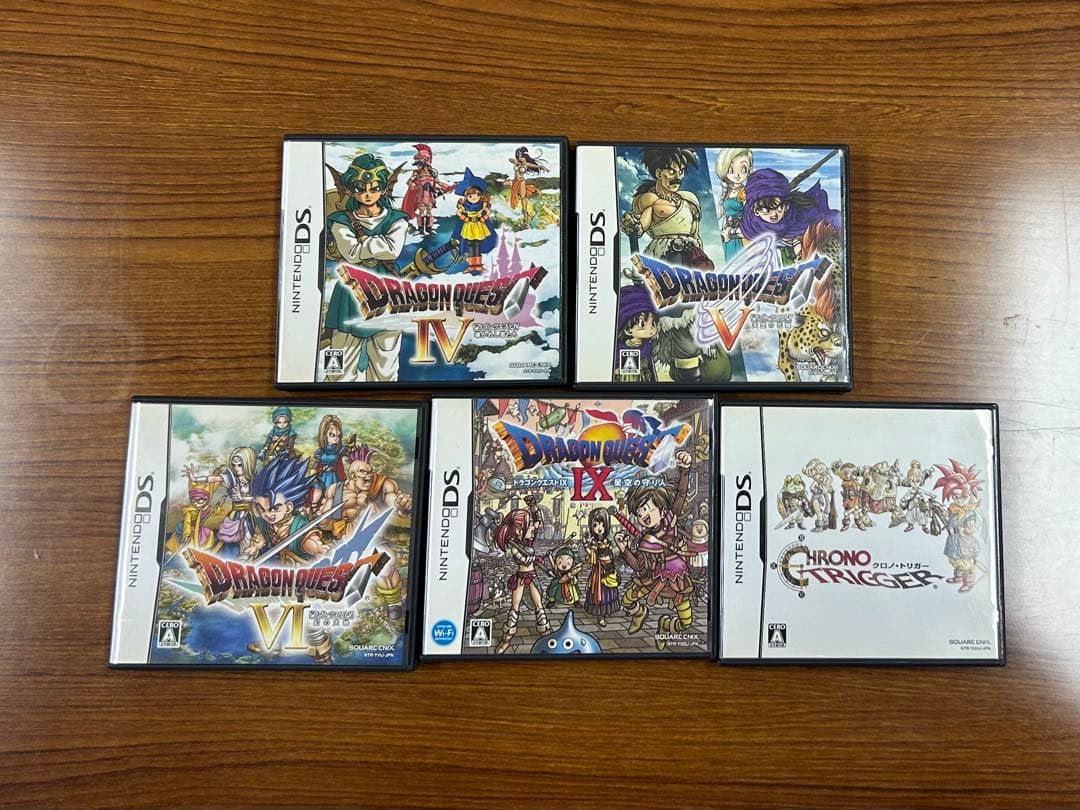 【ジャンクの可能性あり】DSソフト　ドラゴンクエスト　クロノトリガー　5本セット