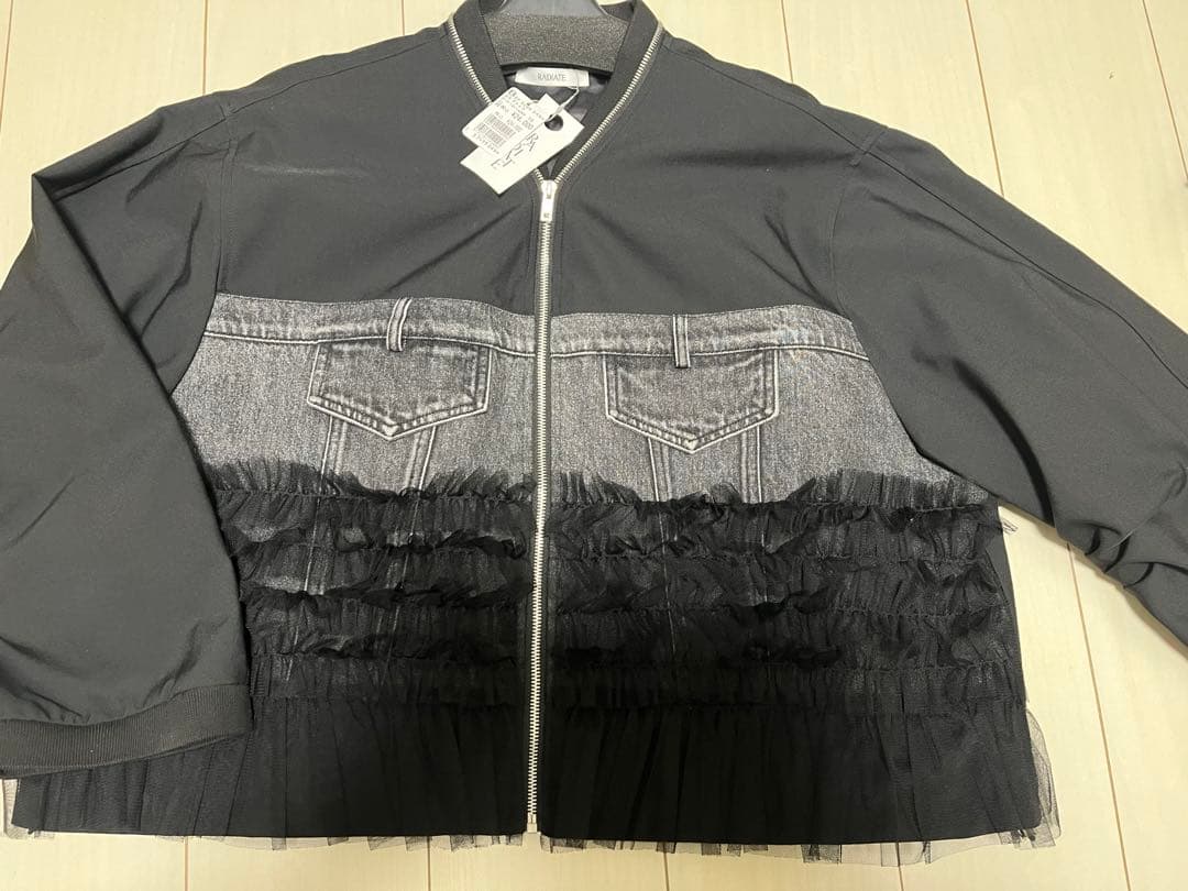 ヤマダヤ　福袋　アウター　ブルゾン　RADIATE フリル付きデニムジャケット
