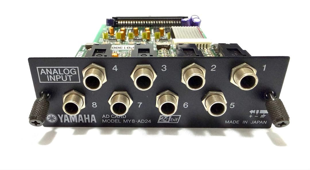 YAMAHA MY8-AD24 アナログ入力カード 8ch 動作品