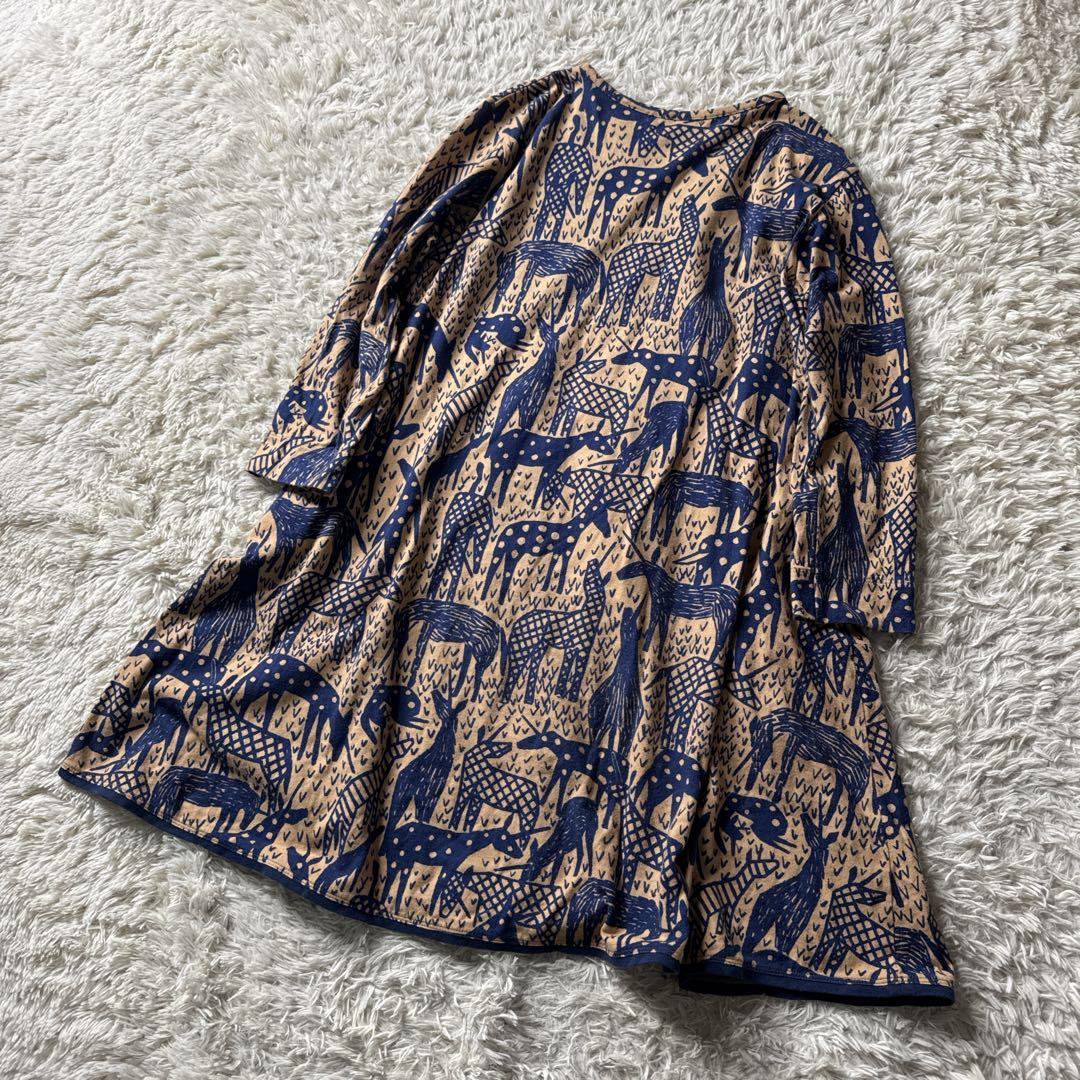 mina perhonenミナ 総柄ワンピース unichorus 140cm