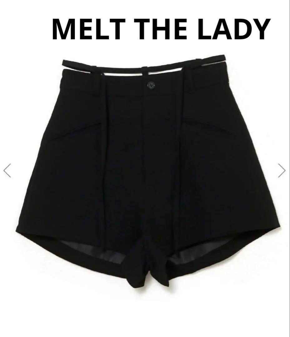 パンツ melt the lady slope strap short pants M