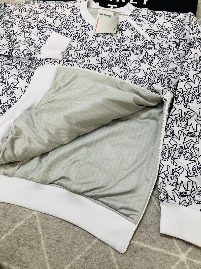 新品 ジャックバニー ドラえもん ラミネートタフタ中綿スニードジャック（4）M白