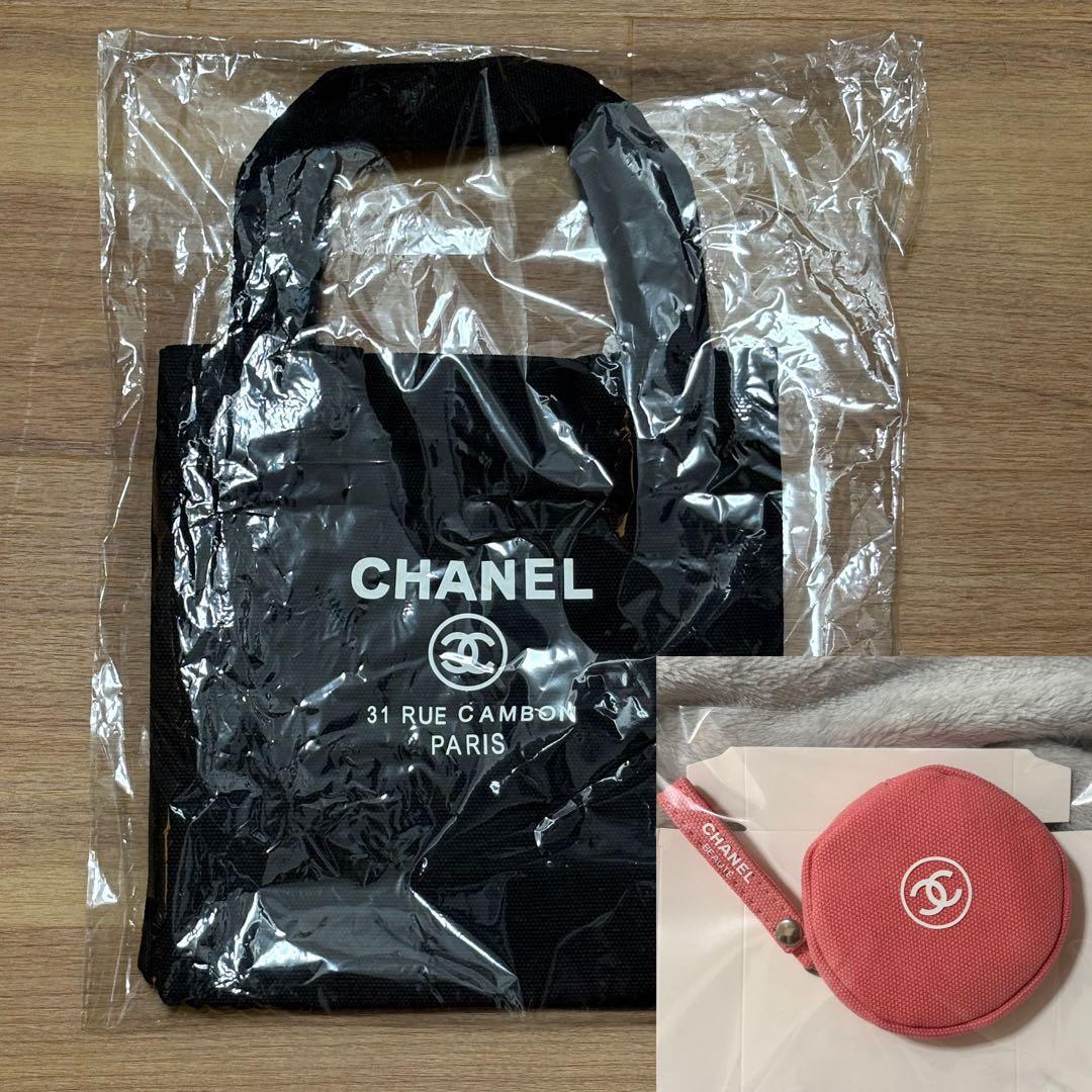 シャネル ノベルティ ミニトートバッグ＋ケース 海外限定品