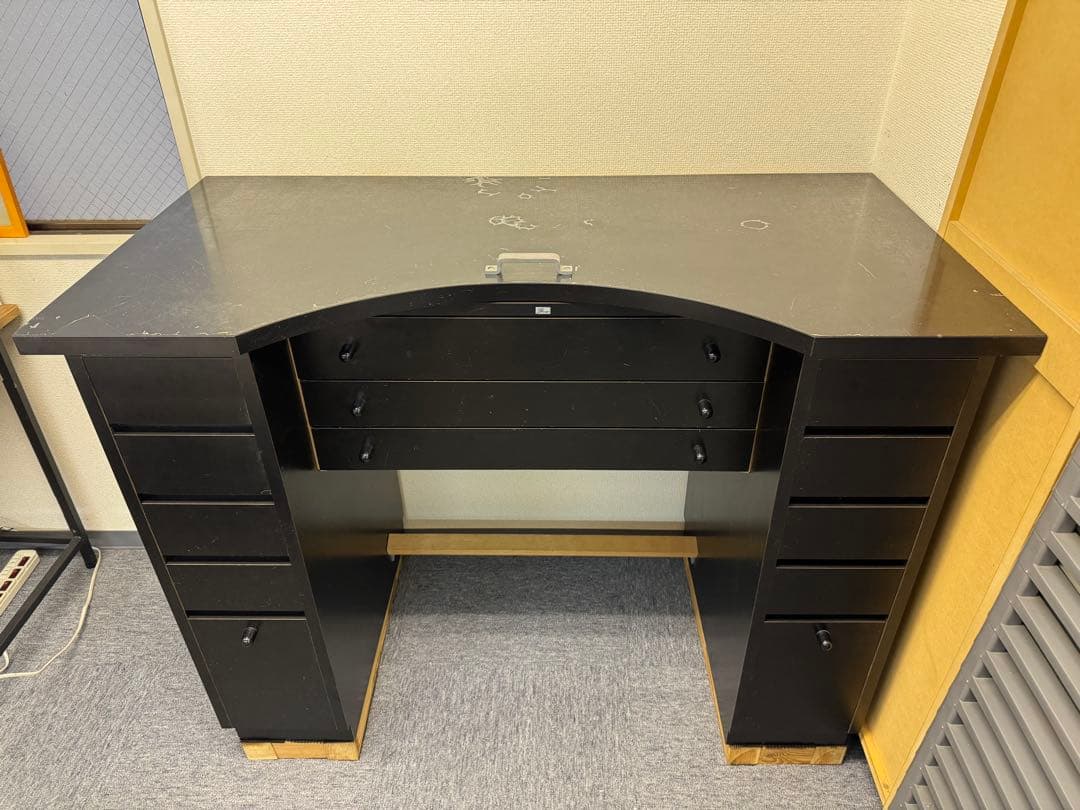 日本製　BISO彫金デスク　両袖　彫金机　おまけ付き