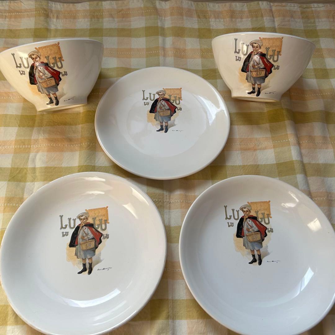 フランス　アンティーク　LuLu食器セット ((デットストック)) 希少雑貨