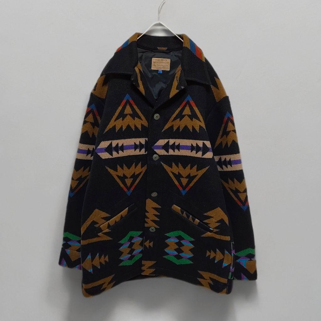 PENDLETON 80年代 ウールコート M相当 ネイティブ柄