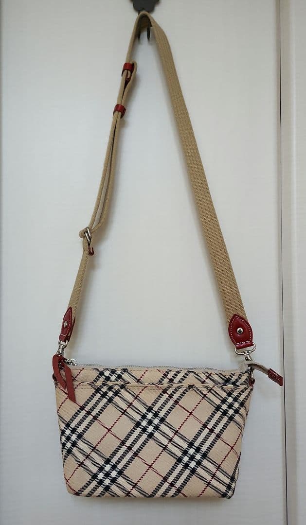 BURBERRY　バーバリーブルーレーベル　ノバチェック　ショルダーバッグ