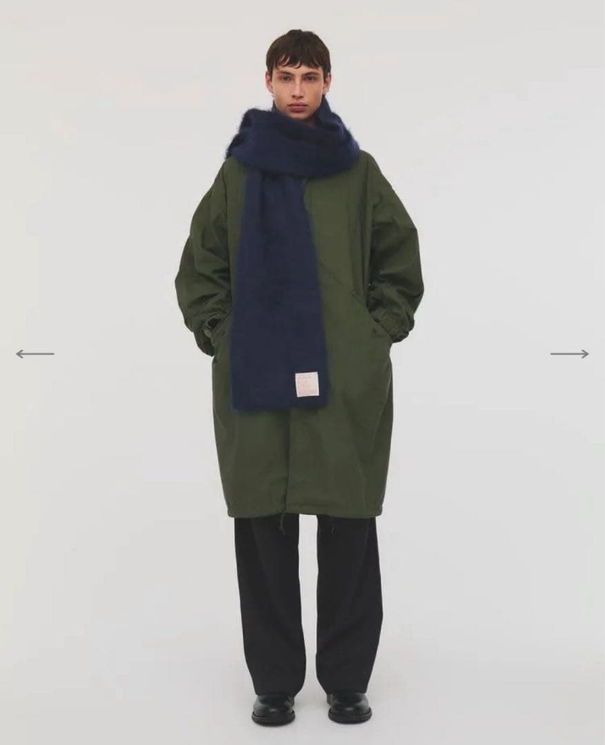 ieefar マフラー M 瞑色