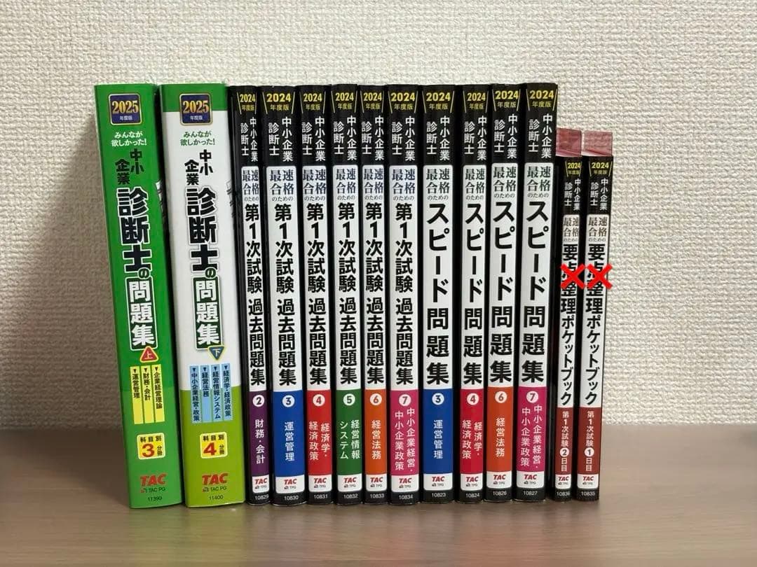 12点セット定価23100円2025みん欲し・2024スピード問題集・一次過去問