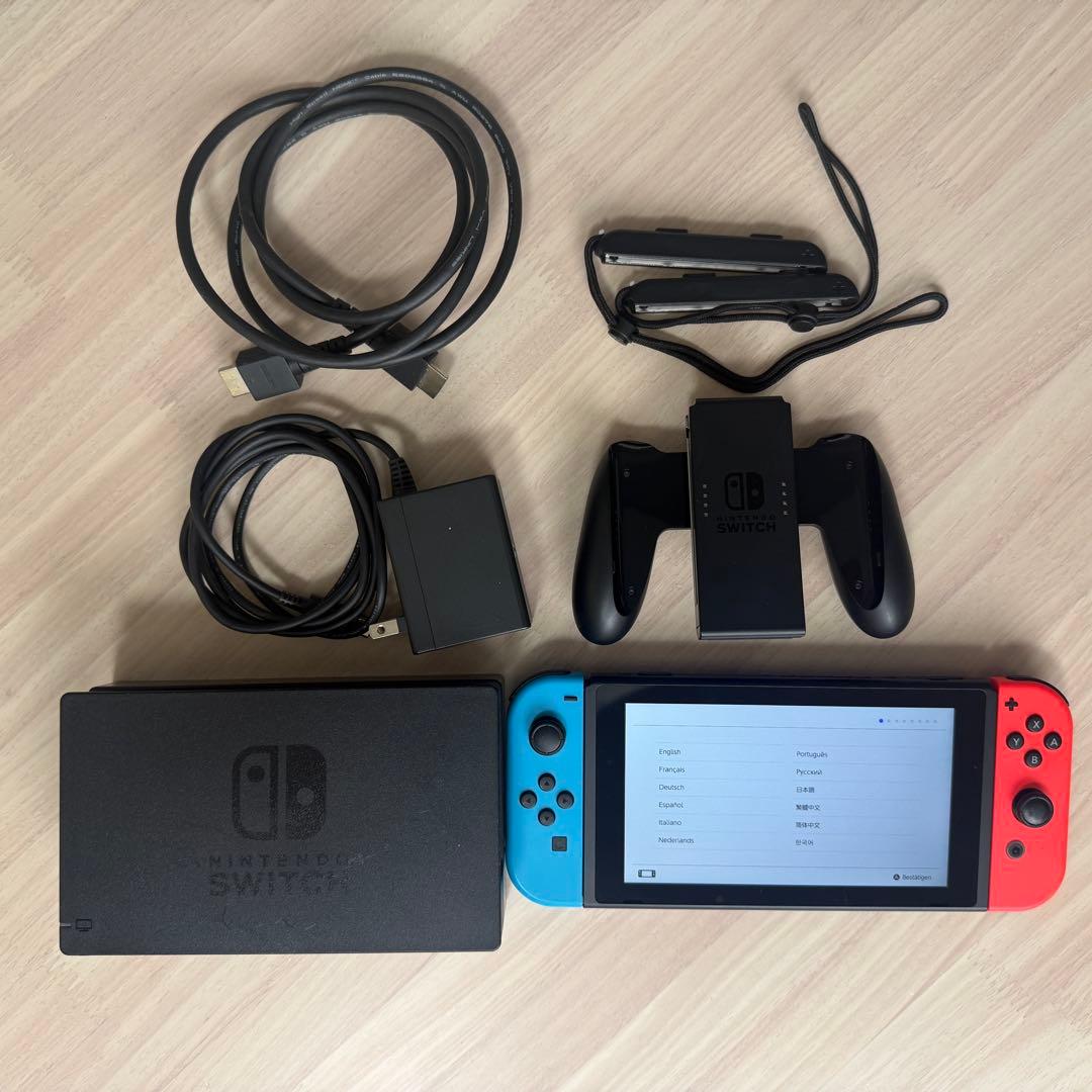 Nintendo Switch 本体 青/赤 箱なし