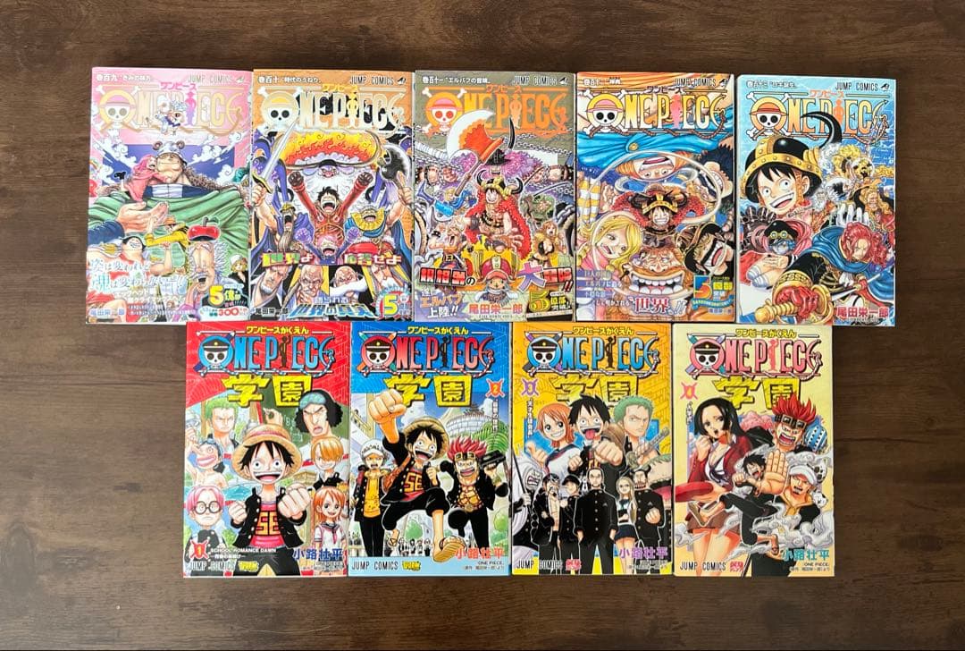 【初版合計101冊】ONE PIECE全113巻　セット＋ワンピース学園1〜4巻