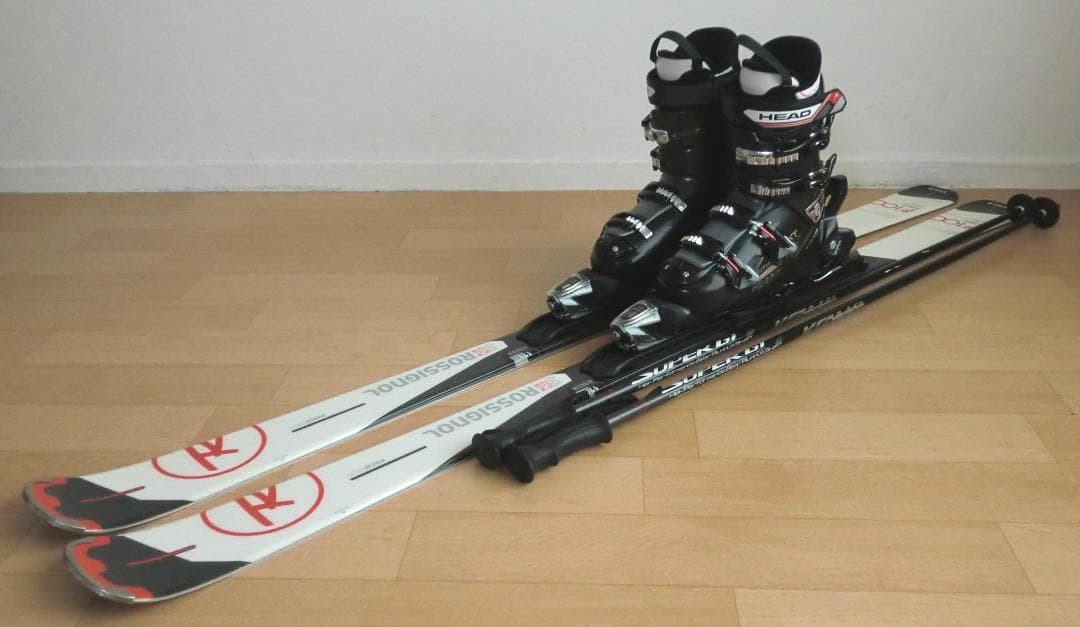 ■■送料無料■ロシニョール■メンズスキー4点セット■170/28-28.5■■