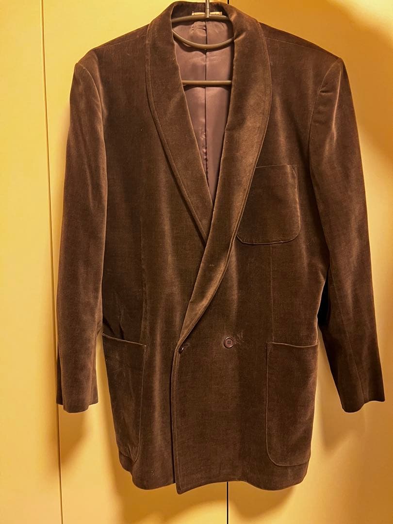 ISSEY MIYAKE 初期タグ ベルベットダブルジャケット　80s