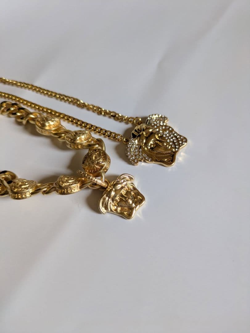 ス*ク様 Versace ◆ゴールド◆ブレスレット&ネックレス◆2点