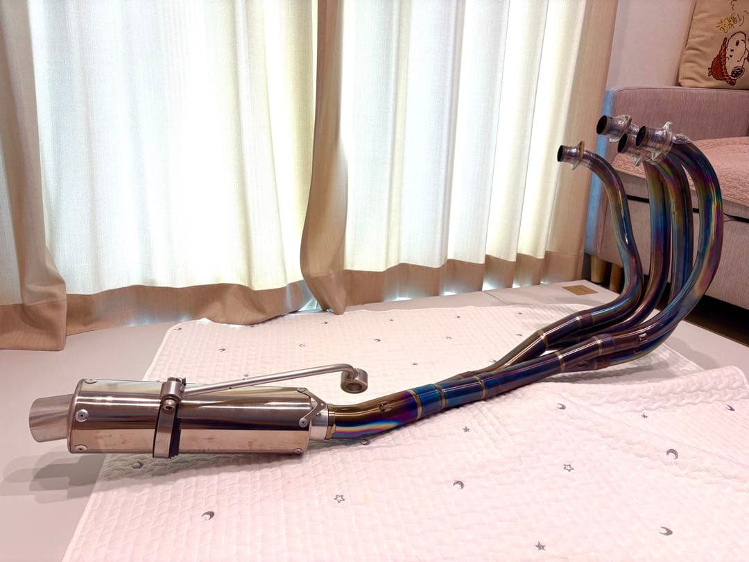 ゼファー750 チタン フルエキゾースト セミオーダー マフラー Kファクトリー